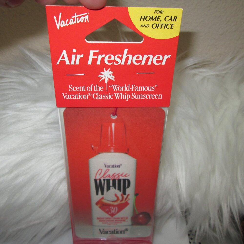 Vacation Classic Whip Air Freshener for car , bathroom , closet Sealed
